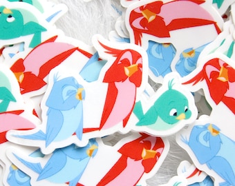 Sticker birds - Sleeping beauty