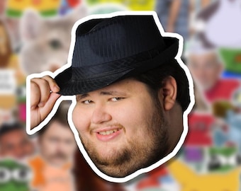 M'lady / Tips Fedora Meme Vinyl Sticker | Laptop Stickers | Macbook Stickers | Waterbottle Stickers | Fridge Magnets