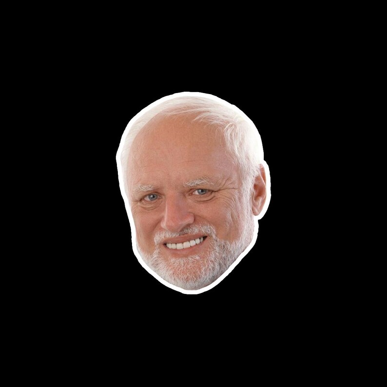 Hide The Pain Harold Meme Vinyl Sticker or Magnet Laptop ... Hide The Pain Harold Meme Vinyl Sticker or Magnet Laptop ...