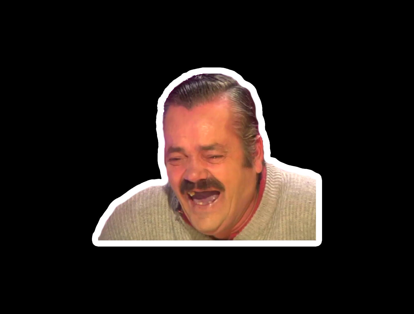 Spanish Laughing Guy Meme KekW Emote Vinyl Sticker or Magnet | Etsy