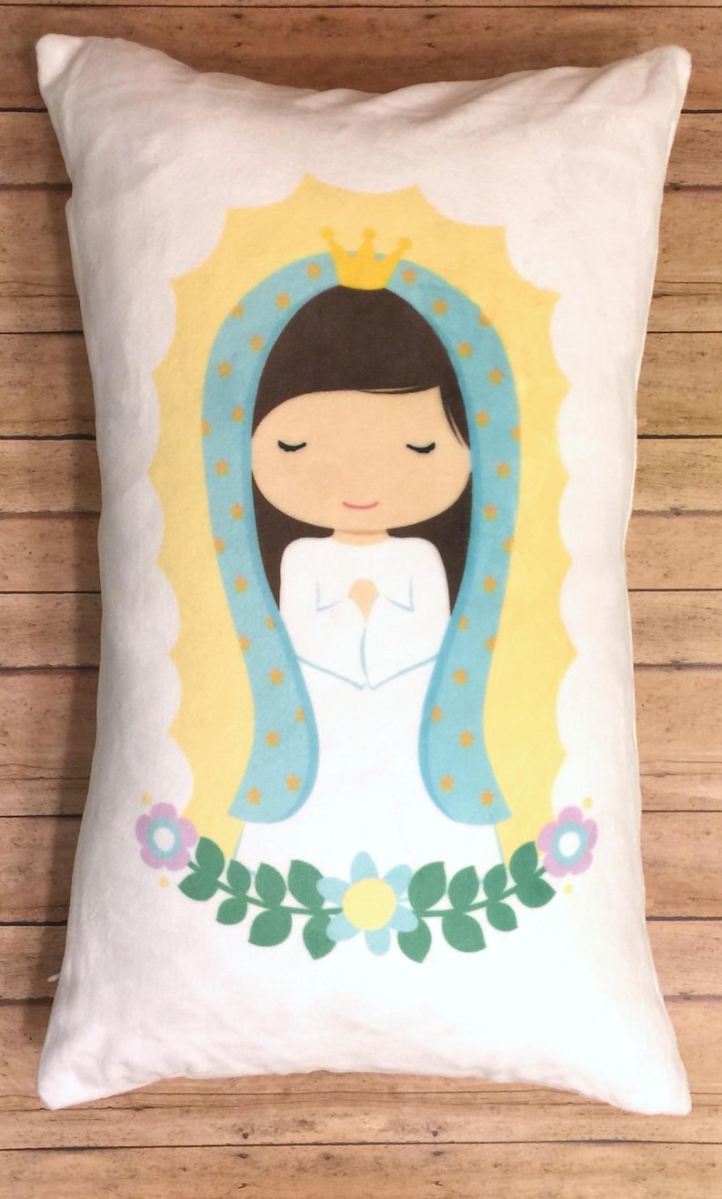 Hail Mary Huggable Prayer Pillow Child prayer pillow | Etsy