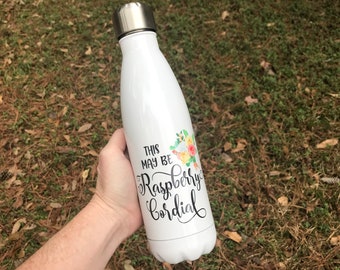 Anne of Green Gables quote water bottle / inspirational quote / Kindred Spirit / motivational quote / screw top insulated