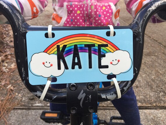 personalized bike license plate