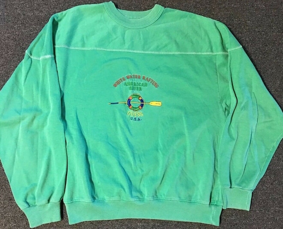 guess sweatshirt green