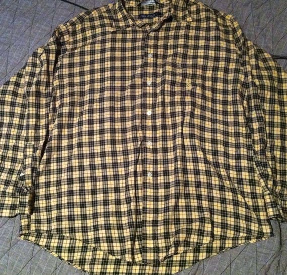 plaid polo button down shirts