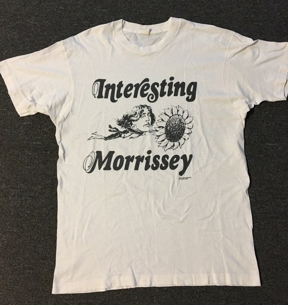 Vtg 70s Interesting Morrissey Shirt XL The Smiths 