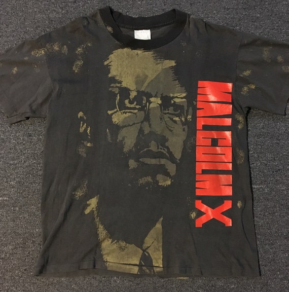Vtg 90s Malcolm X All Over Print Shirt L Black History Angela Davis Muhammad Ali Black Panthers MLK Rosa Parks Revolutionary Supreme Tupac Etsy