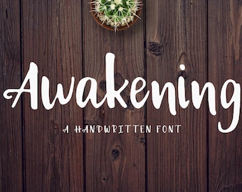 Awakening Handwritten Font