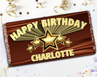 Personalised Baby Shower 114g Galaxy Milk Chocolate Wrapper Bar Gift Favours N63