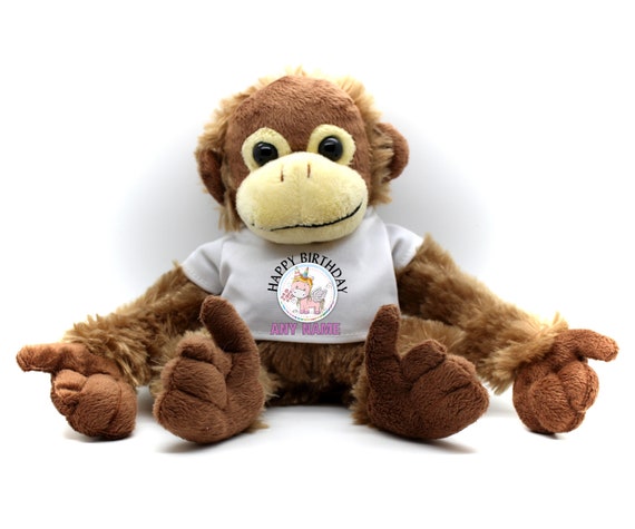 rainbow monkey teddy