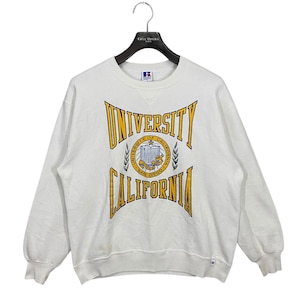 Vintage 90s  university of california by russell athletic size L crewneck pullover