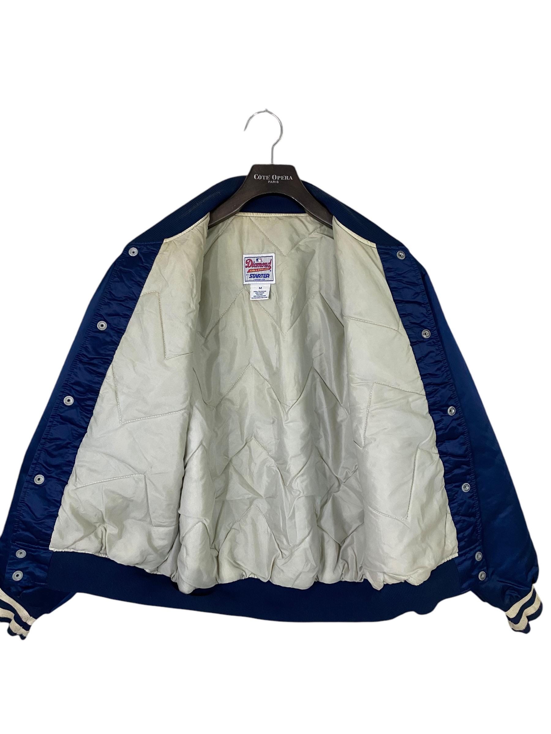 Blouson Bomber Satin Vintage Starter New York Yankees Taille L - Années 80, Occasion, MLB