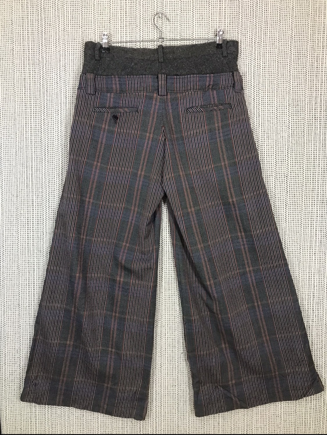 90s Y's Yohji yamamo stripe line Slacks Vintage Y's Yohji Yamamoto