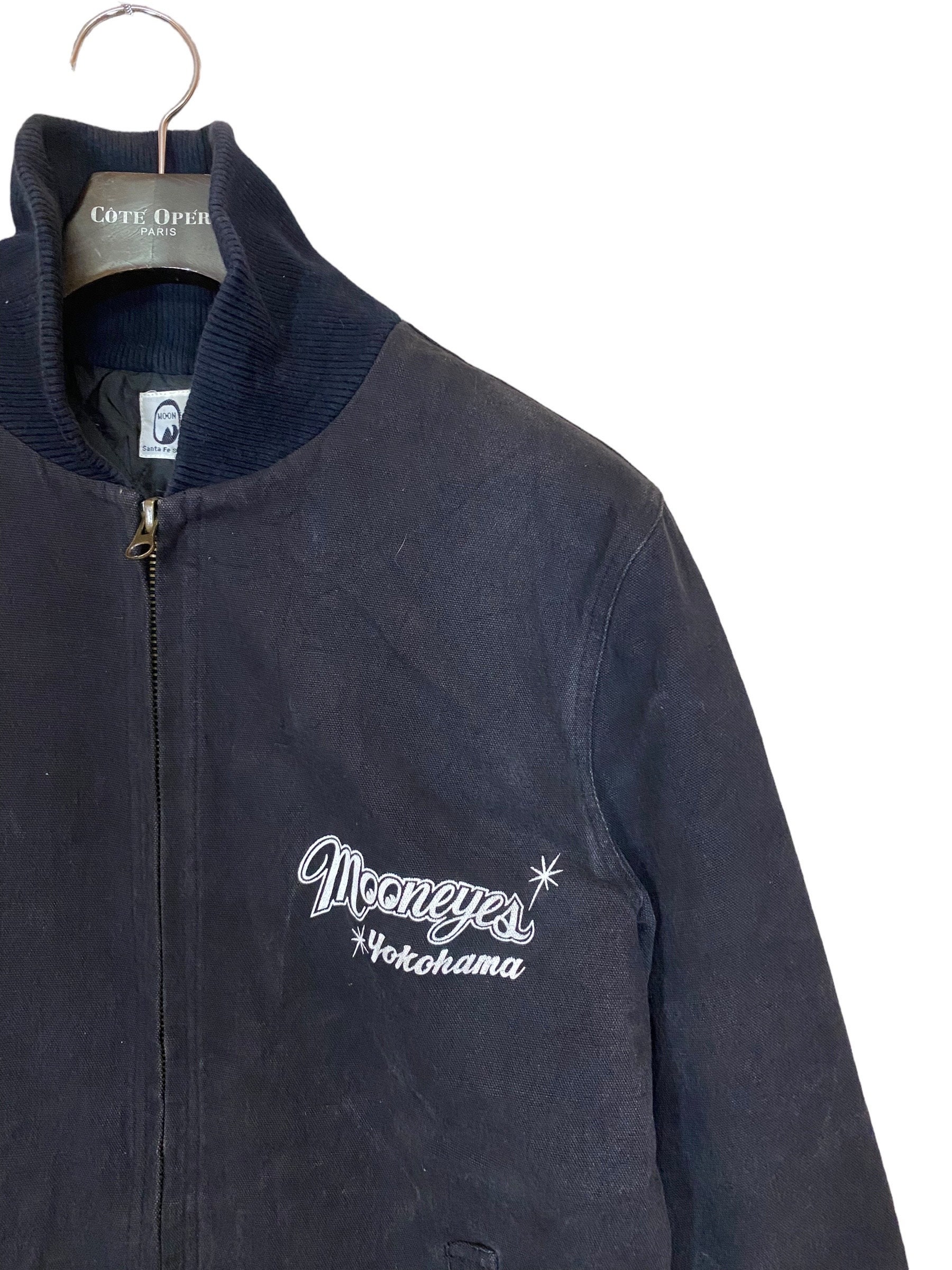 Vintage Mooneyes Yokohama Canvas Jacket Back Hit Size M - Etsy