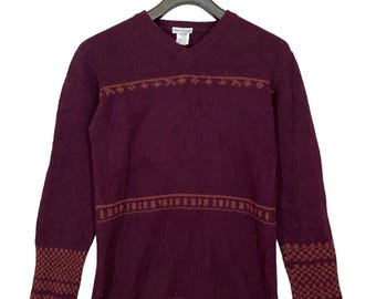 vintage 90s dries van noten knit wool sweater