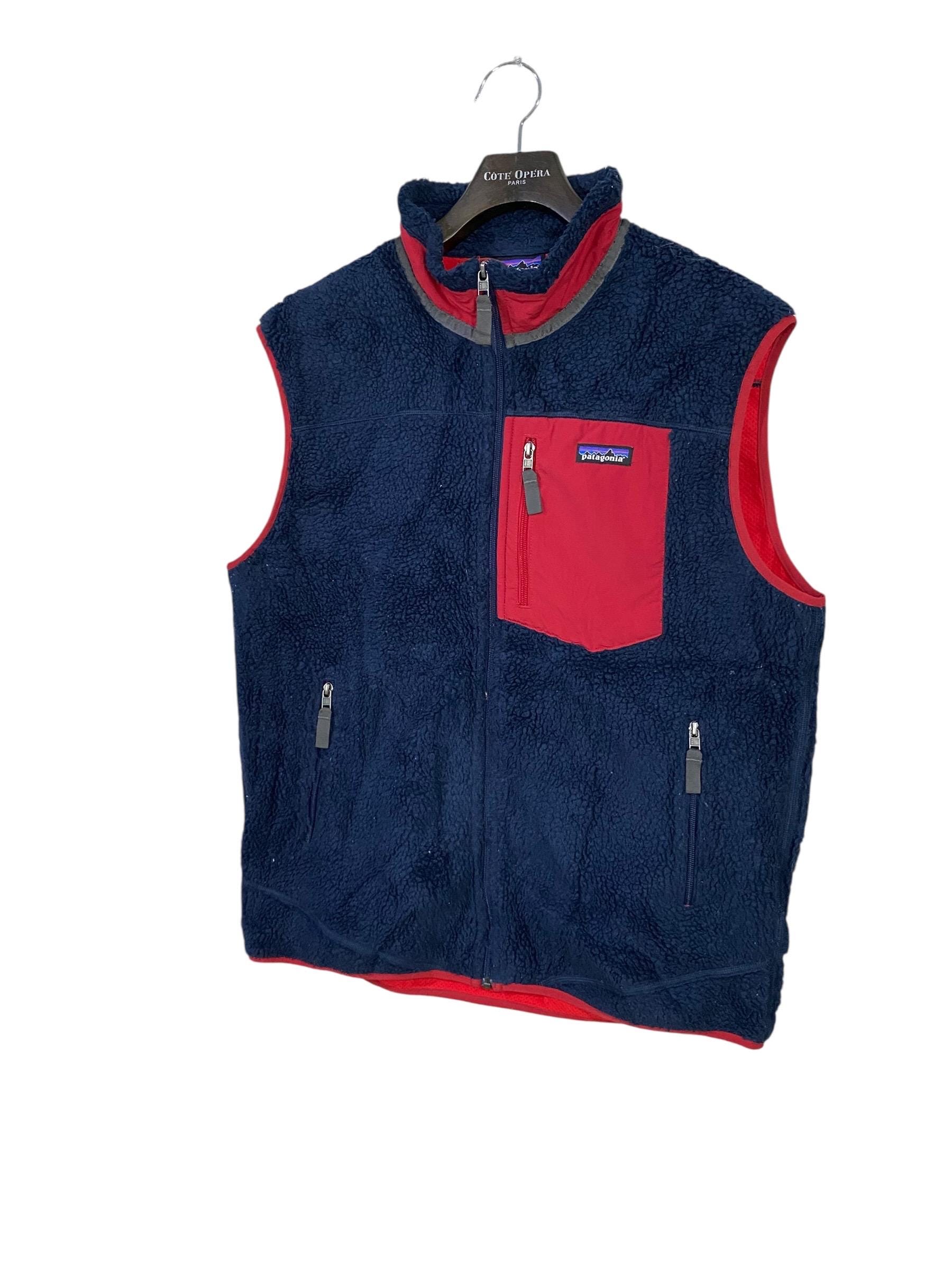 Vintage Patagonia Fleece Vest/sleeveless Sweater Size Xl - Etsy