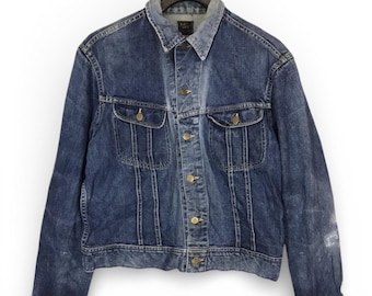 Vintage 60s Lee 101-J Denim Jacket / Size 42 / Made in USA / View