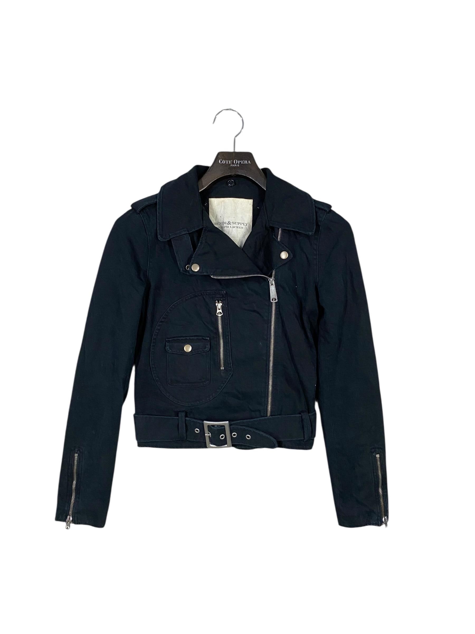 Polo Ralph Lauren Black Denim Jacket - Etsy