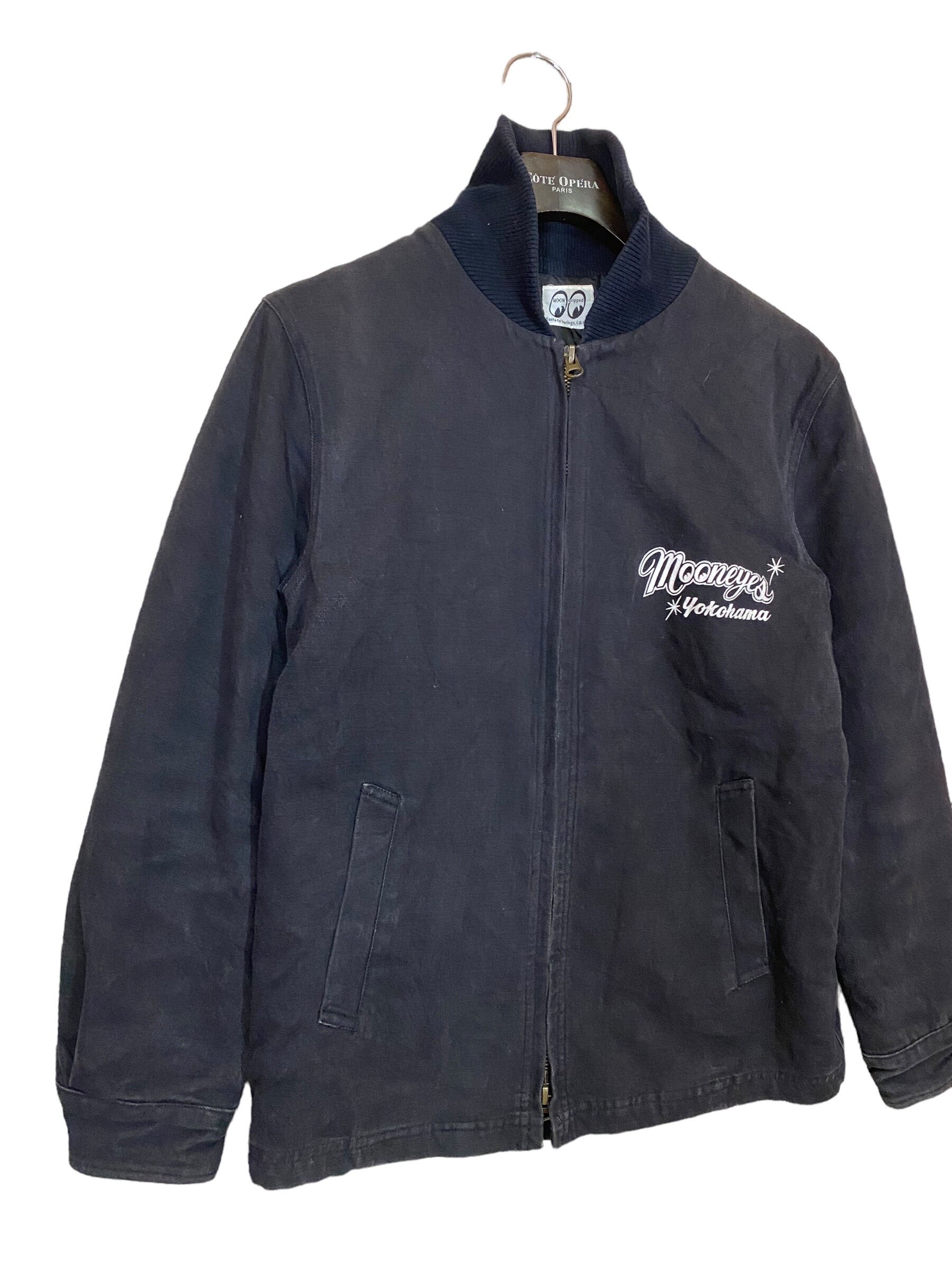 Vintage Mooneyes Yokohama Canvas Jacket Back Hit Size M - Etsy
