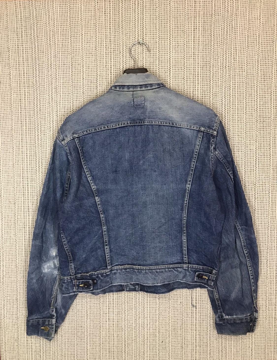 Vintage Lee 70s 101-j Trucker Denim Jacket Distressed Sunfaded