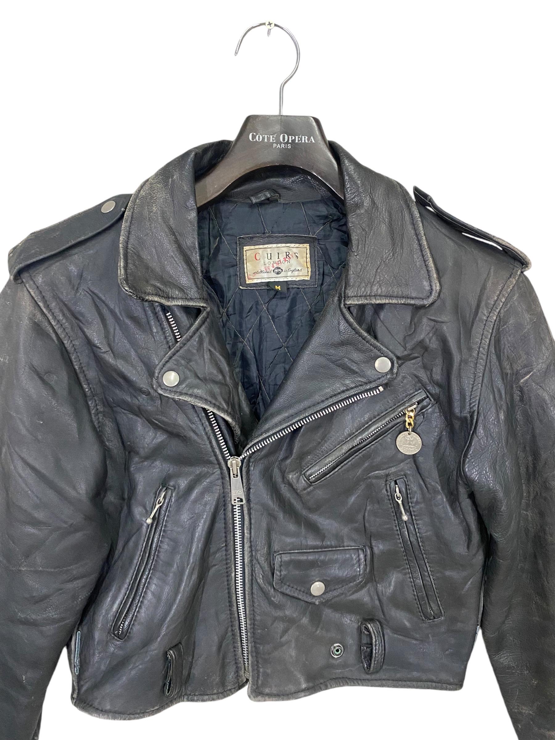 ジャケット・アウター French1940's~1950's leather ridersjacket c768bf32061c4f14de5a17b3b96590