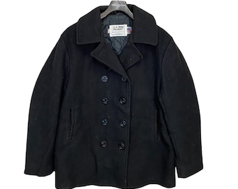 Vintage 90s U.S 740 by Schott Pea Coat Vintage 90s U.S 740 by