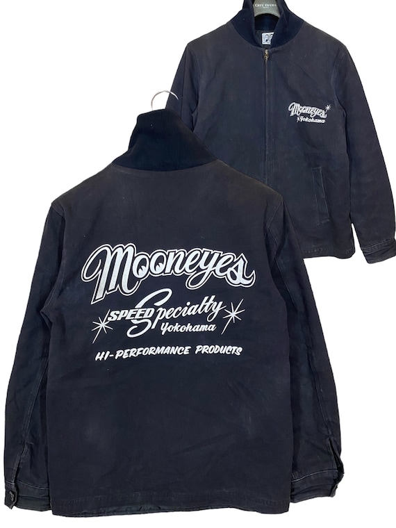 Vintage Mooneyes Yokohama Canvas Jacket Back Hit Size M - Etsy
