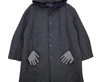 Vintage aw1993 y's yohji yamamoto longcoat wool jacket big size