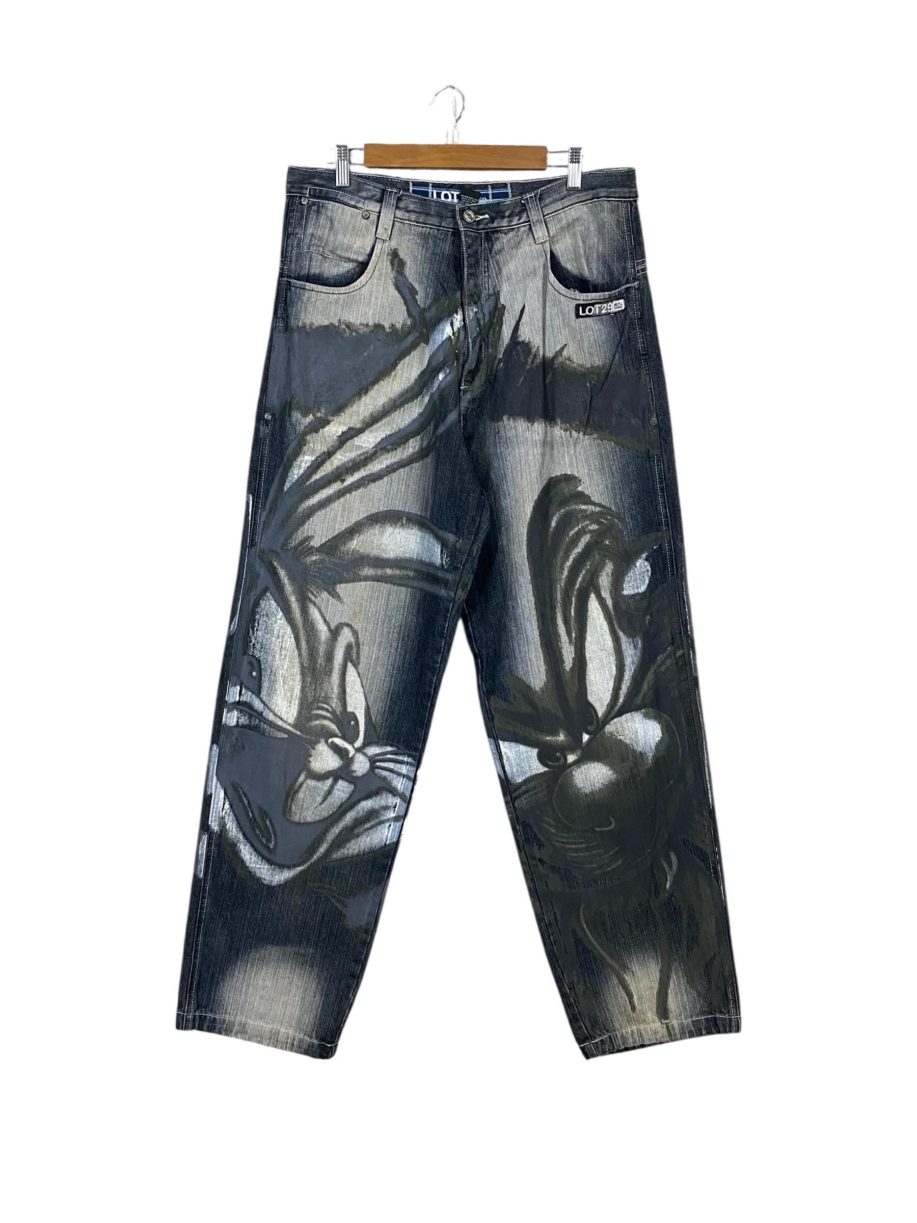 Vintage Lot 29 X Bunny Looney Tunes Graphic Jeans Nice Designer - Etsy