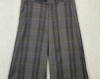 Vintage y's yohji yamamoto stripe baggy pant wool