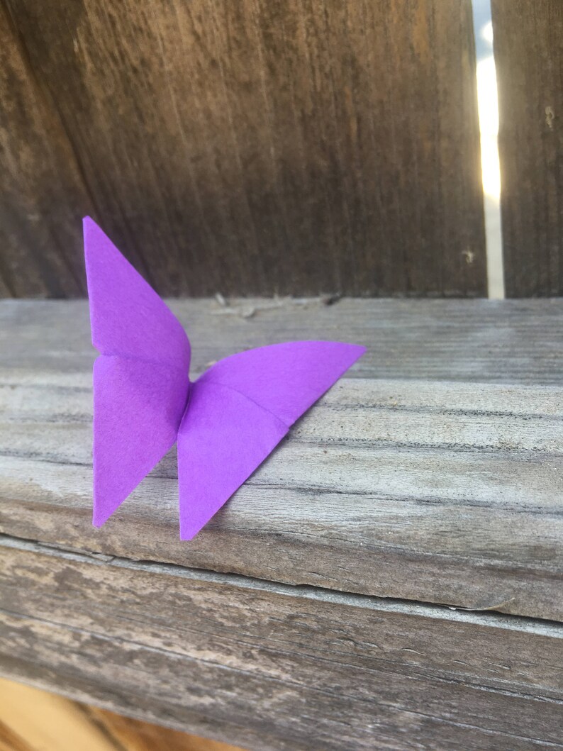 100 Origami Butterfly Paper Butterflies Wedding Decor Etsy