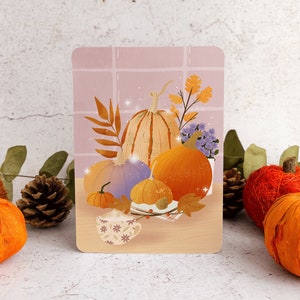 Carte postale "Courges d'automne"