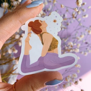 Sticker "Yogi chérie"