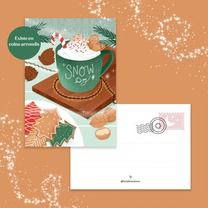 Carte postale "Chocolat chaud de Noël" image 6
