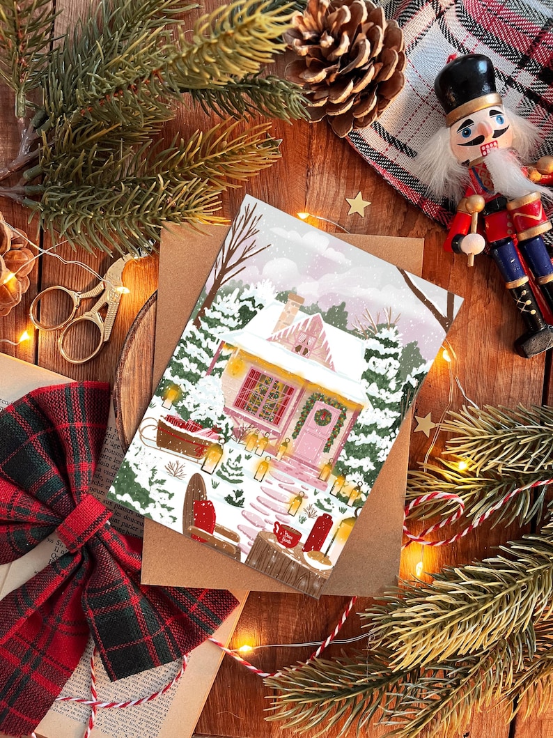 Carte postale "Le cottage de Noël" image 1