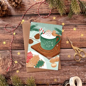 Carte postale "Chocolat chaud de Noël" image 2