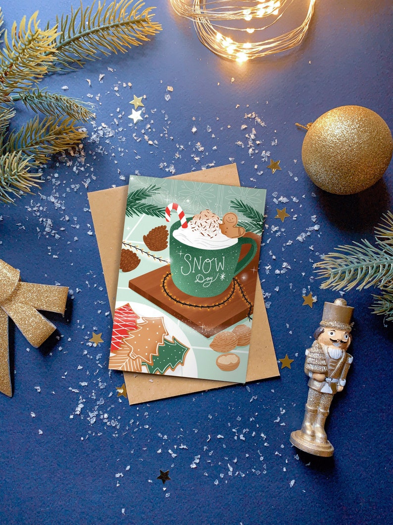 Carte postale "Chocolat chaud de Noël" image 1