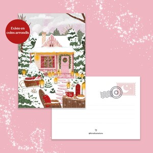 Carte postale "Le cottage de Noël" image 2