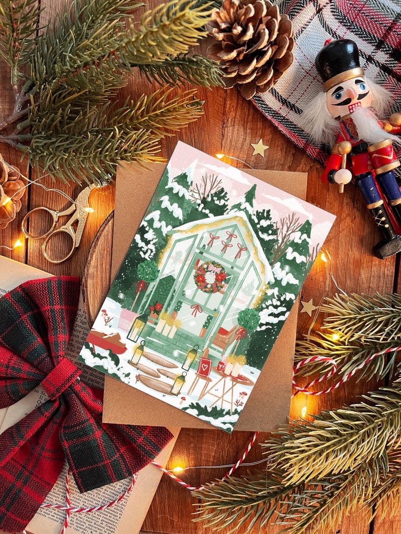 Carte postale "Ma serre de Noël" image 1