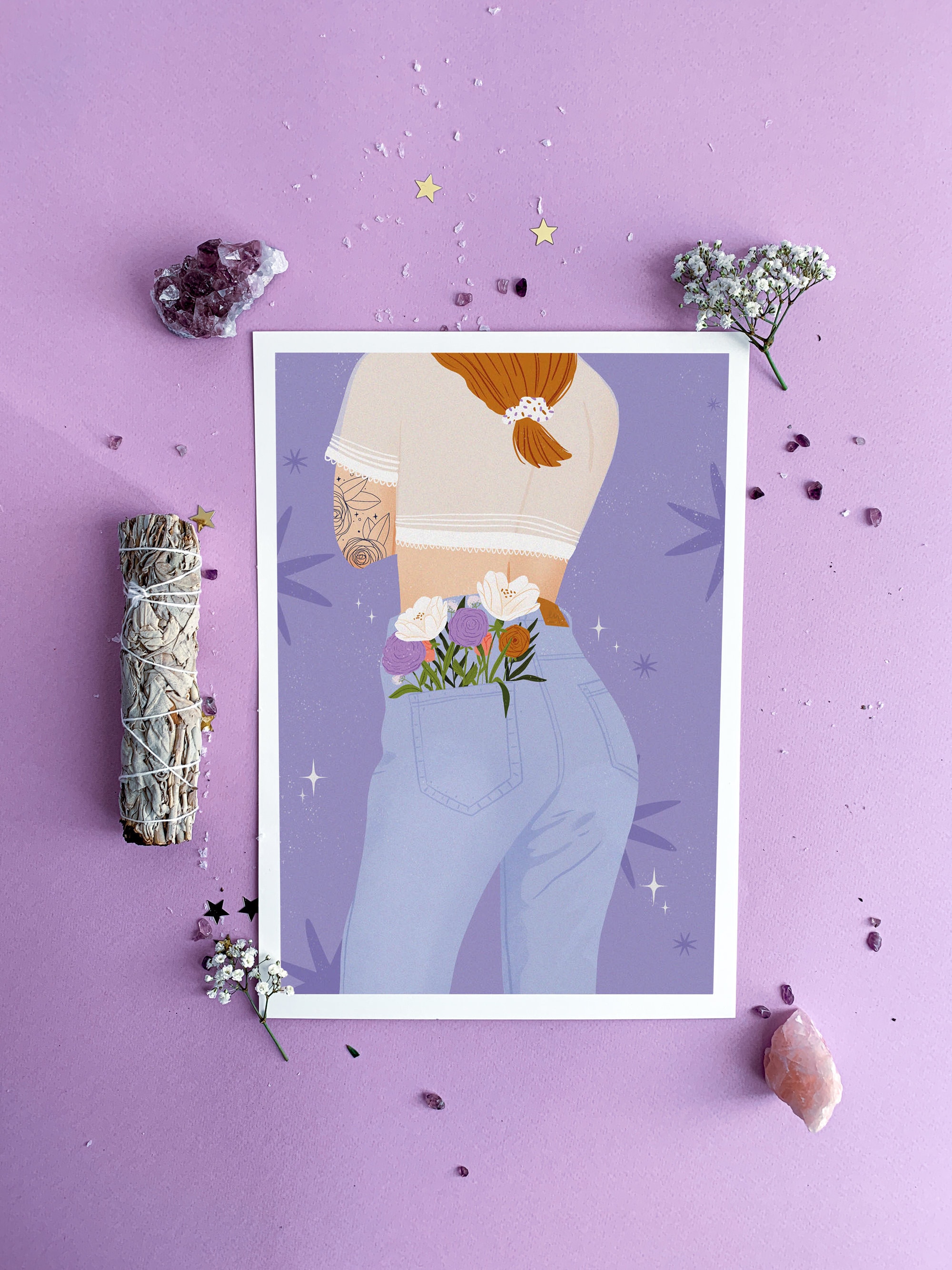 Affiche A4/Pantalon de Printemps