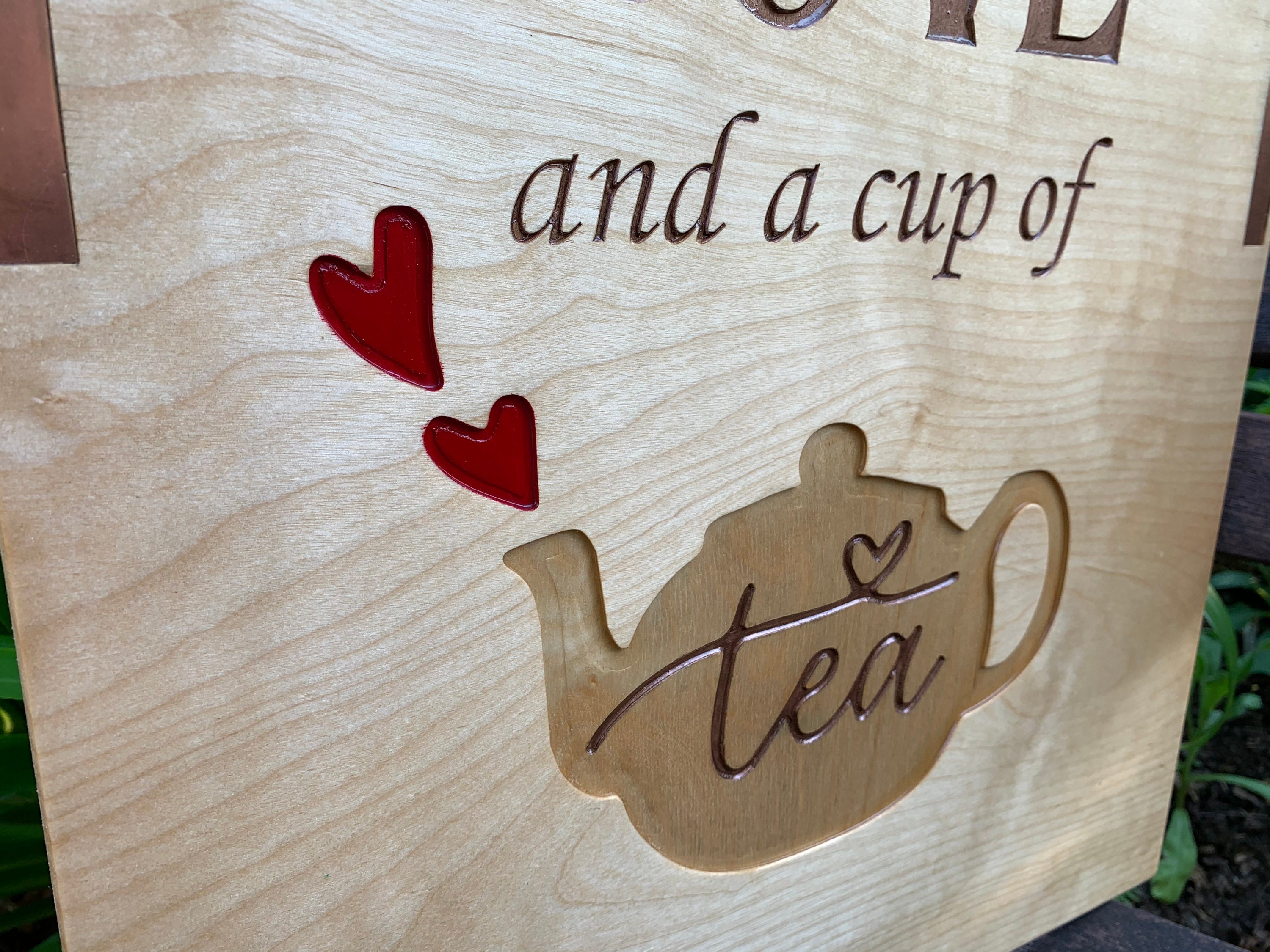 Large kitchen wall hanging wall art kitchen plaque engraved Etsy.de