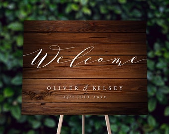 Wedding or Engagement Party Welcome Sign, Custom Wedding Sign