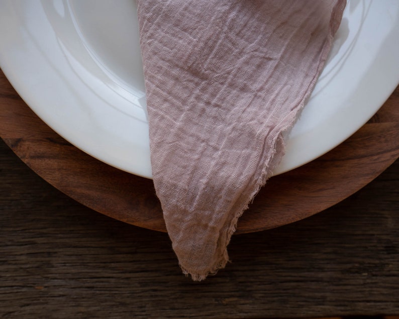 Rustic Wedding Napkins Cheesecloth Napkins DIY Wedding Etsy