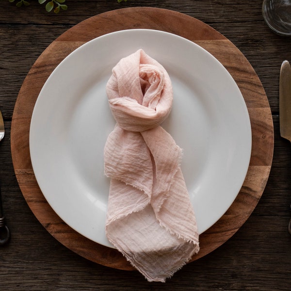 Blush Napkins Etsy