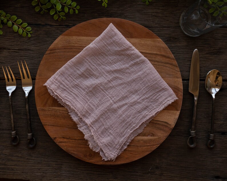 Rustic Wedding Napkins Cheesecloth Napkins DIY Wedding Etsy