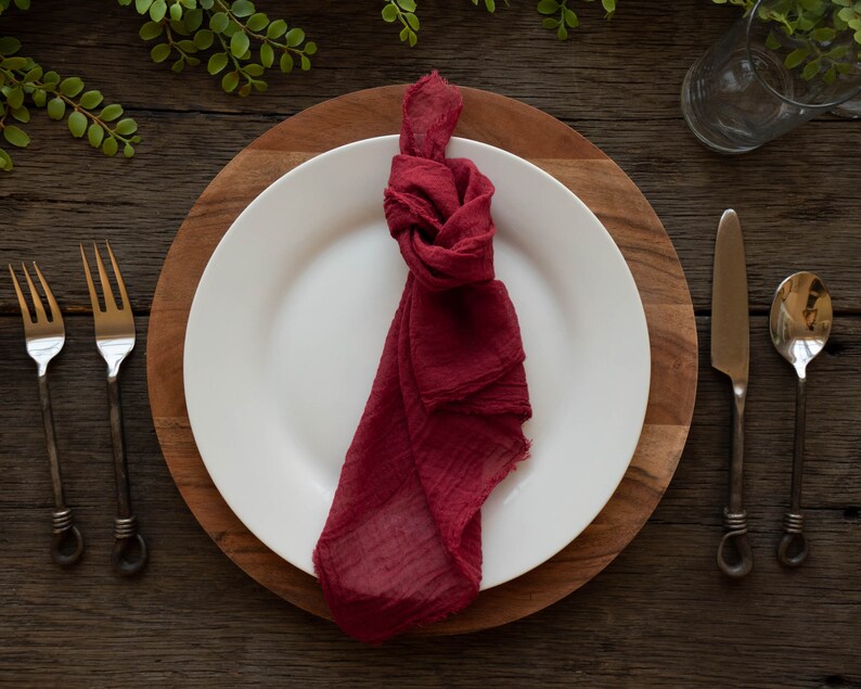 Rustic Wedding Napkins DIY Wedding Cheesecloth Napkins Etsy