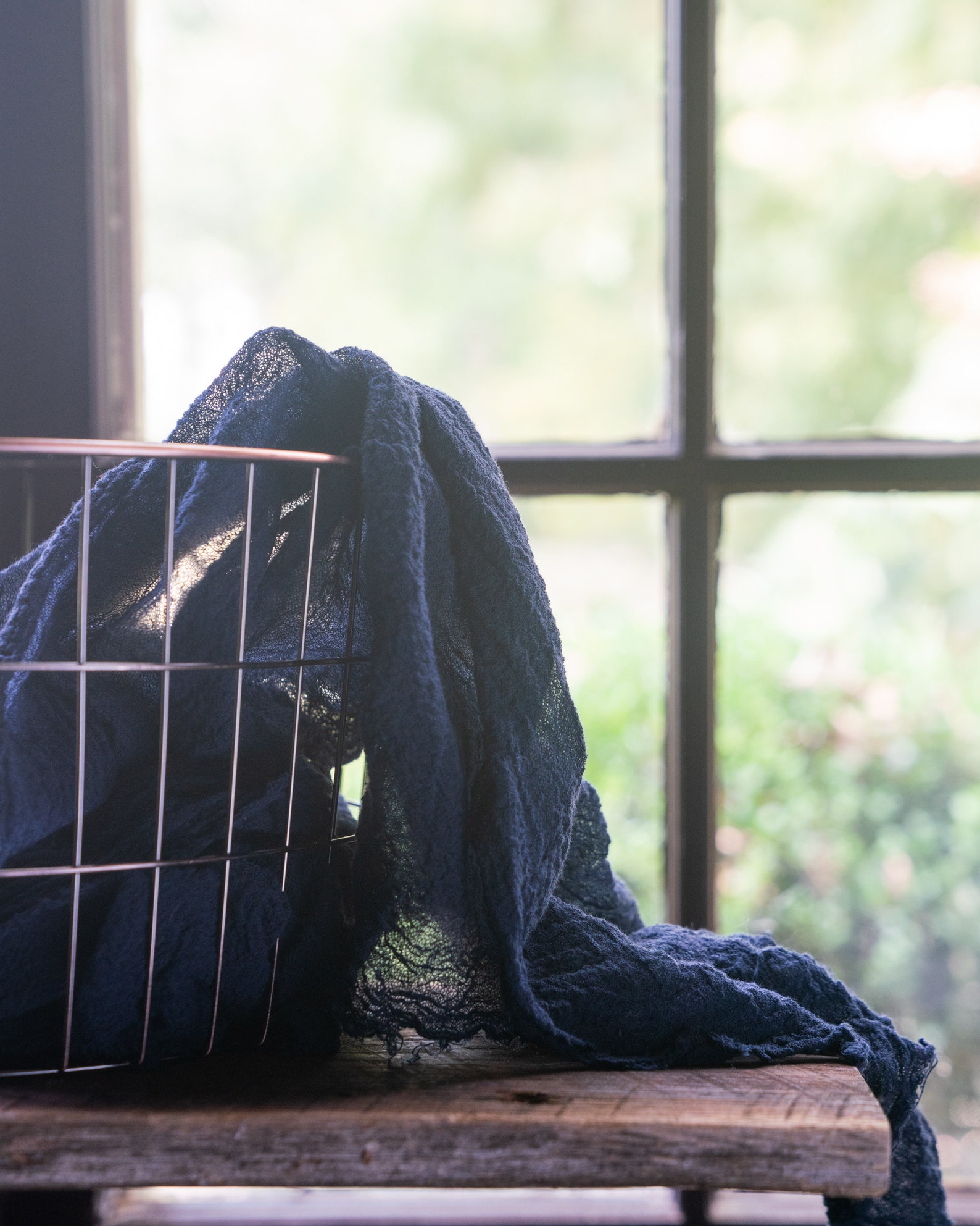 Cheesecloth Newborn Baby Wrap Navy Blue Swaddle Newborn Etsy