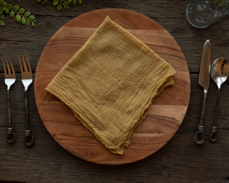 Rustic Wedding Napkins Cheesecloth Napkins DIY Wedding Etsy