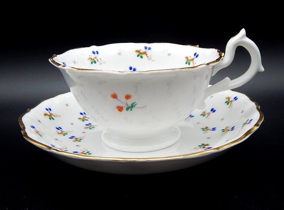 A Hilditch Polychrome Cup /& Saucer Duo