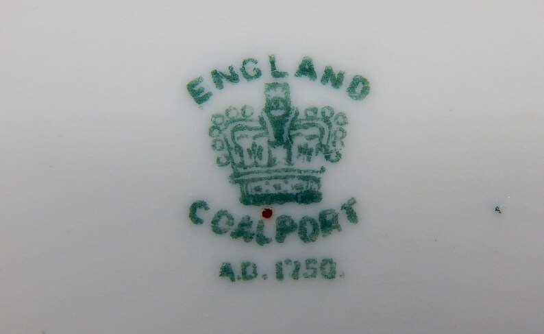 A Coalport Dessert Dish Hand painted /'Dover Castle/' Pattern